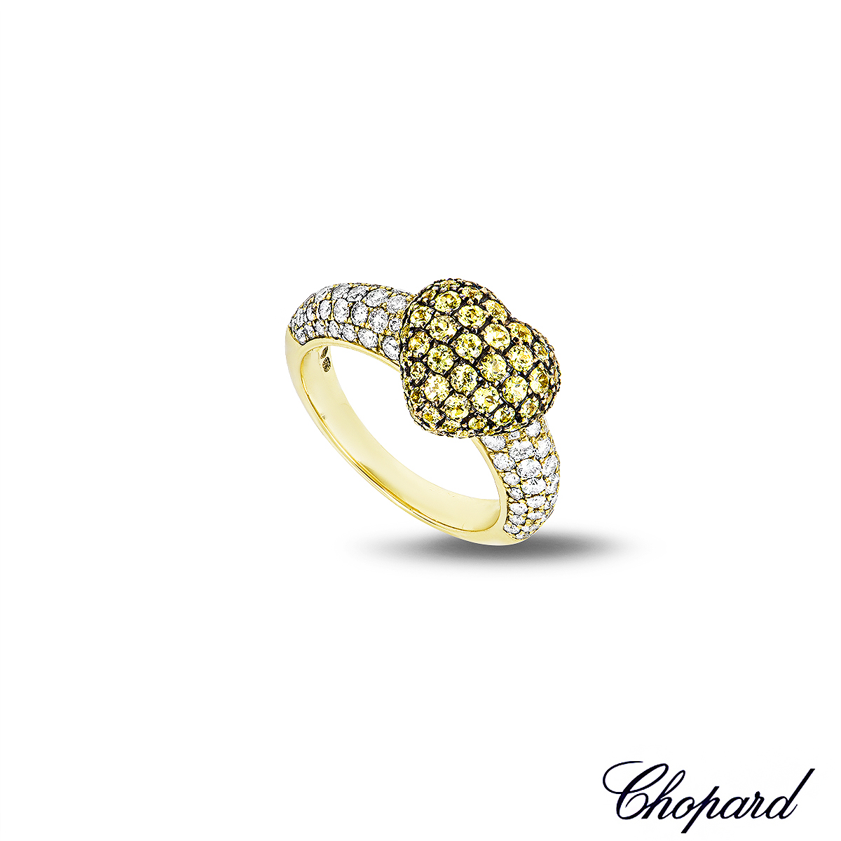 Chopard Yellow Gold Diamond Heart Ring 82/4513-0111 Chopard Yellow Gold Diamond Heart Ring 82/4513-0111